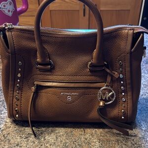 Michael Kors Tan Leather Satchel